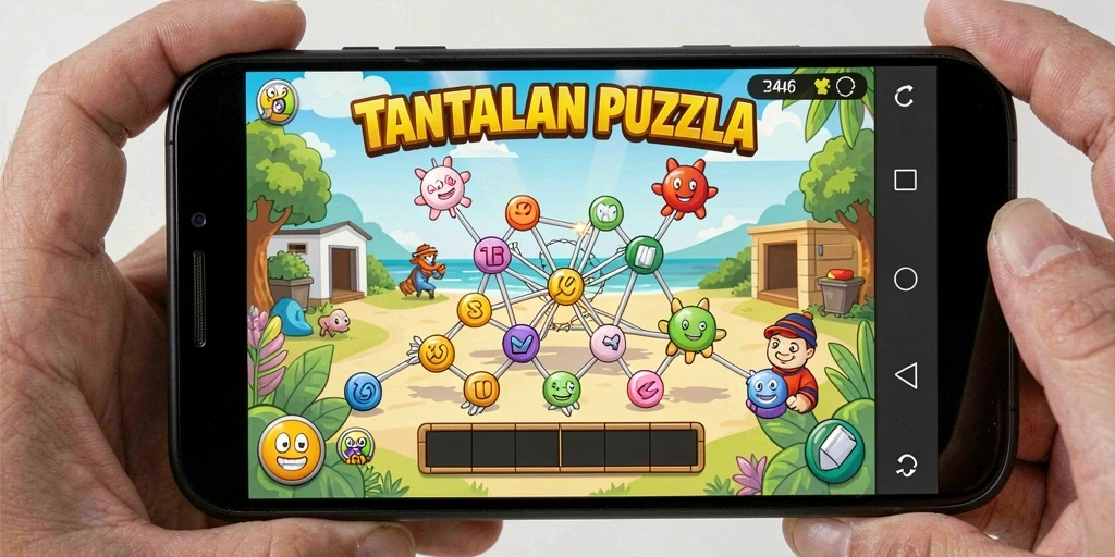 Gameplay menantang dari game Puzzle 3446 yang seru.