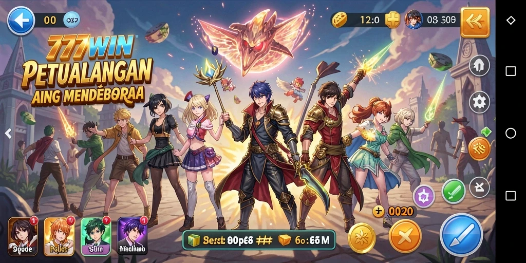 Gameplay seru dengan karakter anime yang menakjubkan.