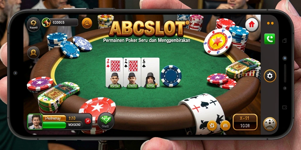 Tampilan gameplay seru dari ABCSLOT dengan berbagai pilihan meja poker.