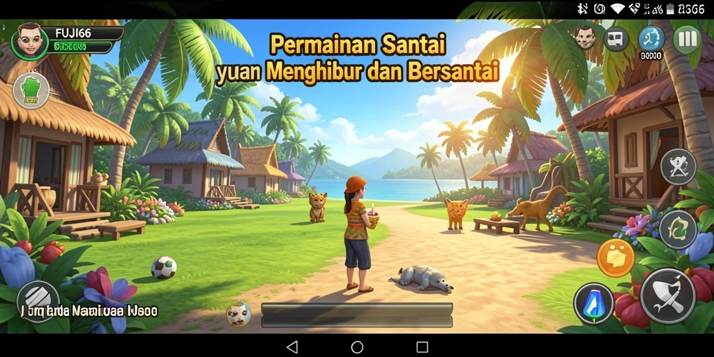 Tampilan screenshot FUJI66 dengan gameplay yang seru dan santai.