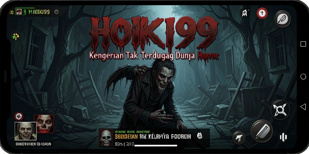 Gameplay menakutkan dengan suasana horor yang mendalam di HOKI99.