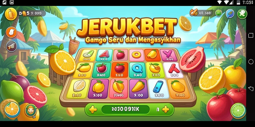 Screenshot gameplay JERUKBET menampilkan keseruan permainan Bingo.
