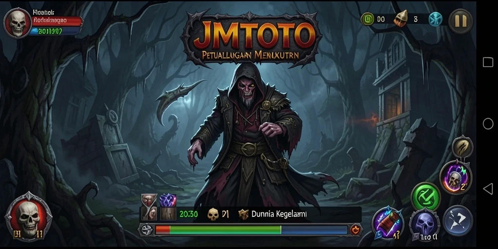 Tampilan gameplay yang menegangkan dan mencekam di JMTOTO.