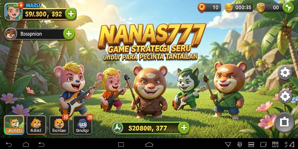 Screenshot gameplay NANAS777 dengan aksi strategi yang mendebarkan.