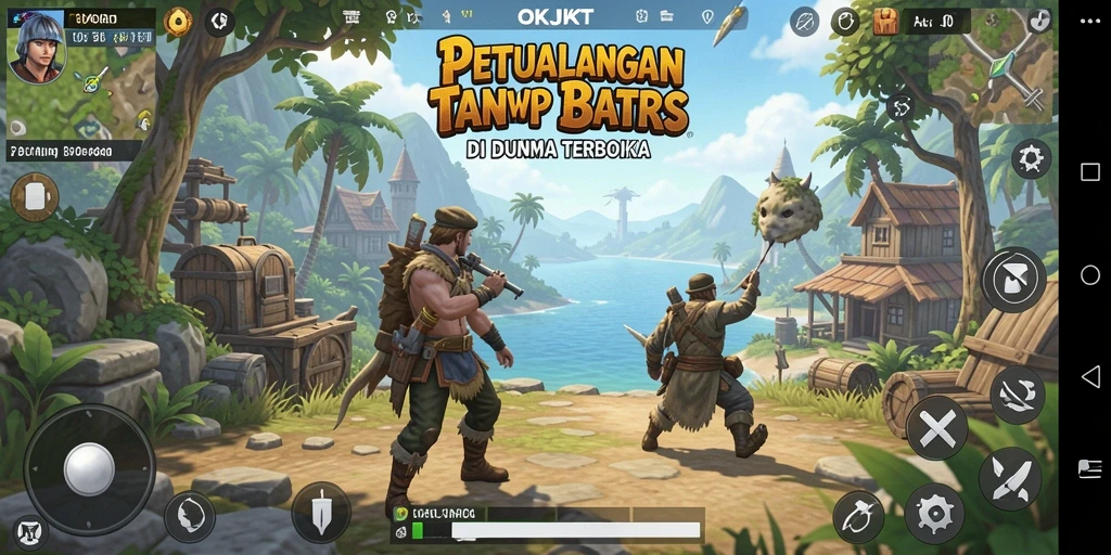 Gameplay OKJKT menunjukkan eksplorasi dunia yang luas dan detail.