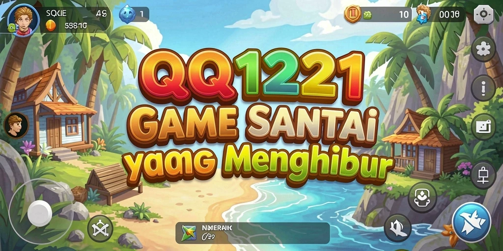 Tampilan gameplay QQ1221 yang menyenangkan dan santai.