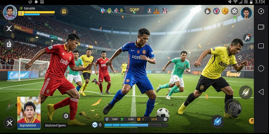 Tampilan in-game yang menarik dan interaktif dalam QQRP.