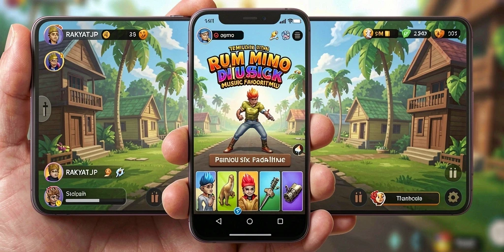 Tampilan inovatif dari gameplay RAKYATJP yang menarik.