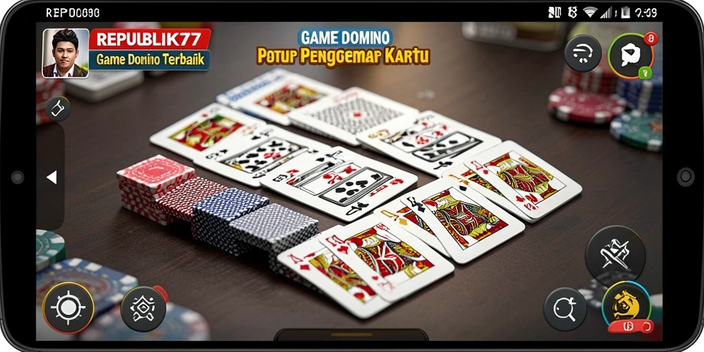 Tampilan gameplay seru dan kompetitif di REPUBLIK77.