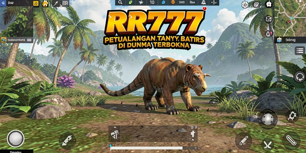 Tampilan screenshot gameplay Open World RR777 yang memukau.