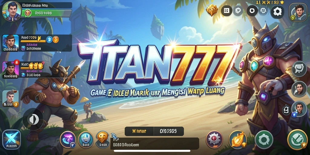Tampilan gameplay menarik di TITAN777 dengan fitur Idle yang seru.