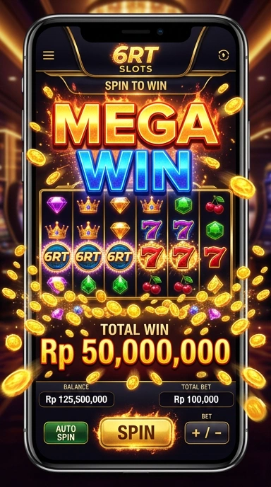 Tampilan antarmuka pengguna 6rt yang sederhana.